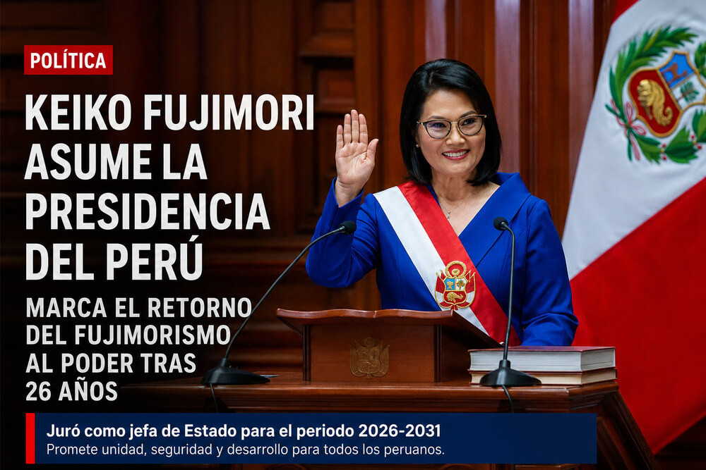 Keiko Fujimori asume el poder con Elmer Cuba en Economía: continuidad macro, salario mínimo a S/ 1.300 y apuesta por la inversión